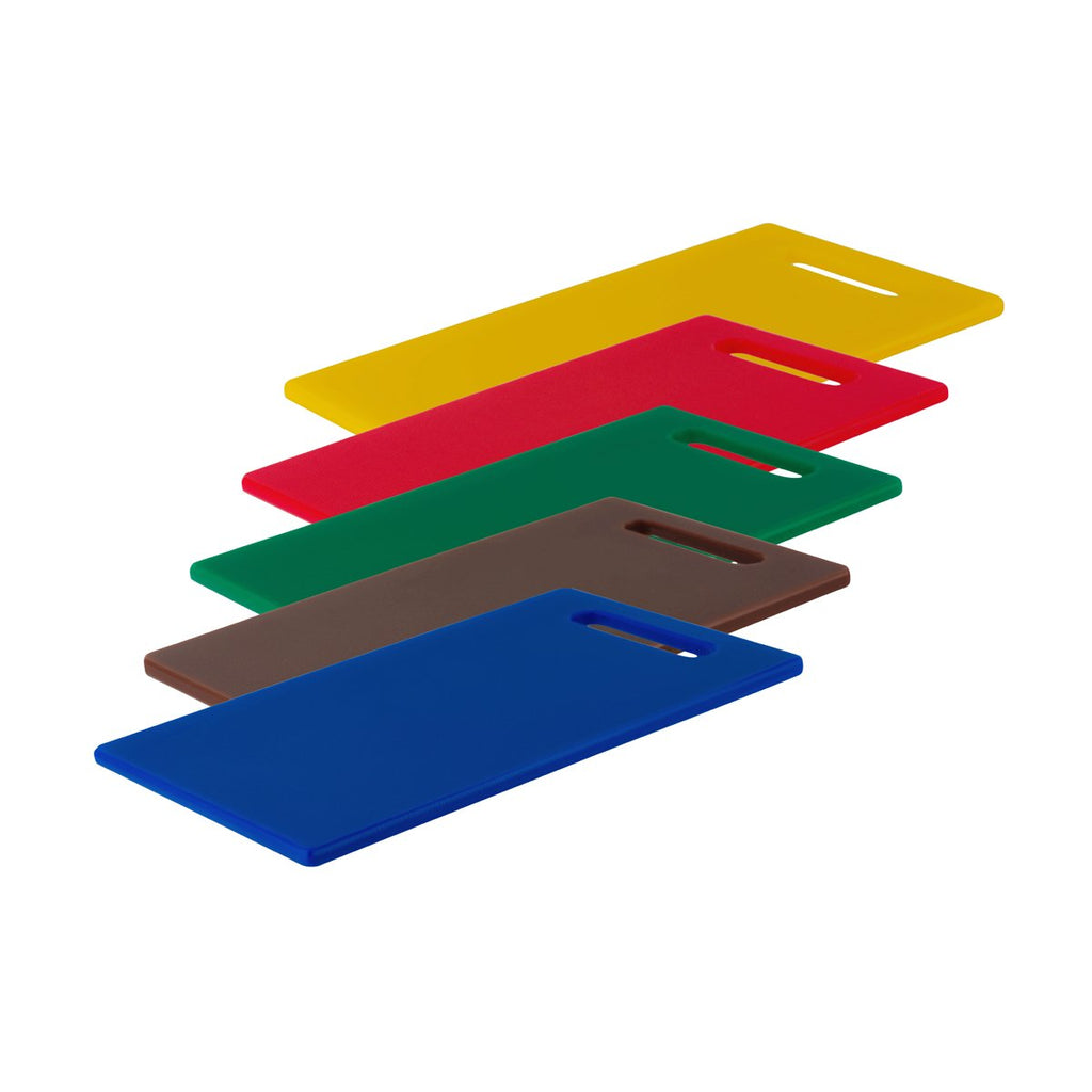 Chef Inox CUTTING BOARD-COLOURED SET OF 5 -300x450x12mm W/HDL Set