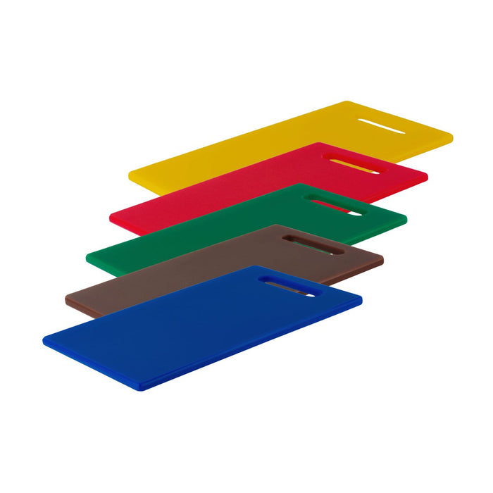 Chef Inox CUTTING BOARD-COLOURED SET OF 5 -300x450x12mm W/HDL Set