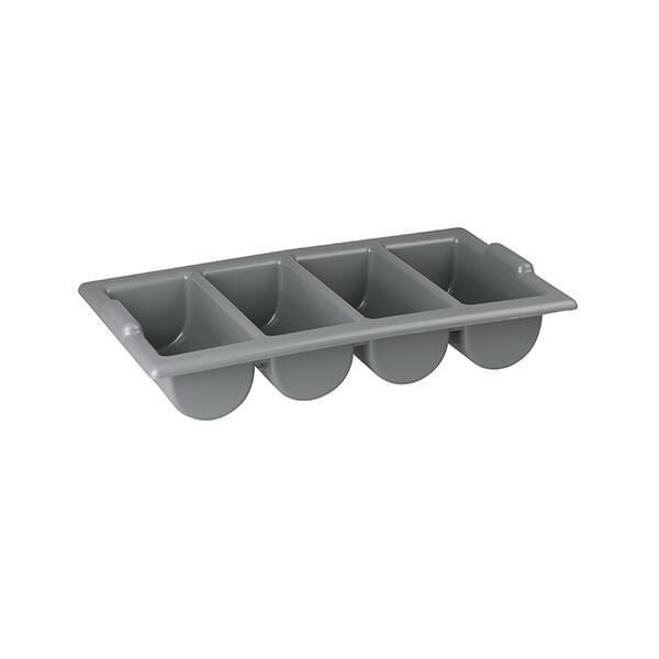 Trenton  CUTLERY BOX-4 COMP, 530x325x100mm GREY (Each)