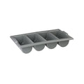 Trenton  CUTLERY BOX-4 COMP, 530x325x100mm GREY (Each)