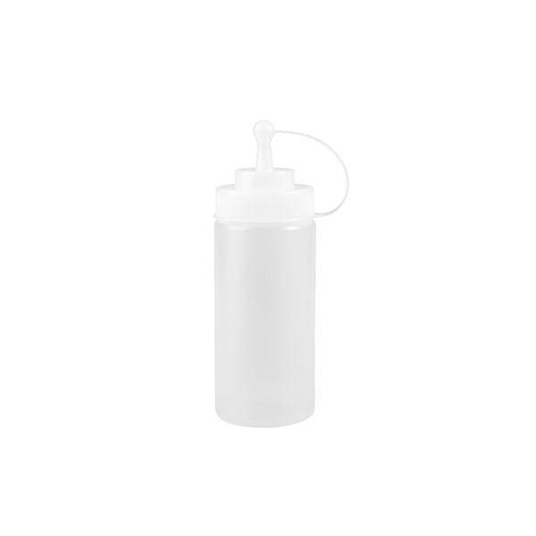 Trenton  SQUEEZE BOTTLE WIDE MOUTH-W/CAP | 480ml CLEAR (Each)