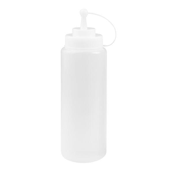 Trenton  SQUEEZE BOTTLE WIDE MOUTH-W/CAP | 1.0lt CLEAR (Each)