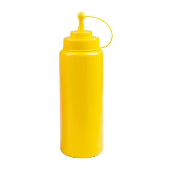 Trenton  SQUEEZE BOTTLE WIDE MOUTH-W/CAP | 1.0lt YELLOW (Each)