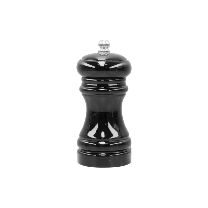 Chef Inox MILL-SALT/PEPPER-BLACK WOOD CERAMIC GEAR 115mm "CAFE"
