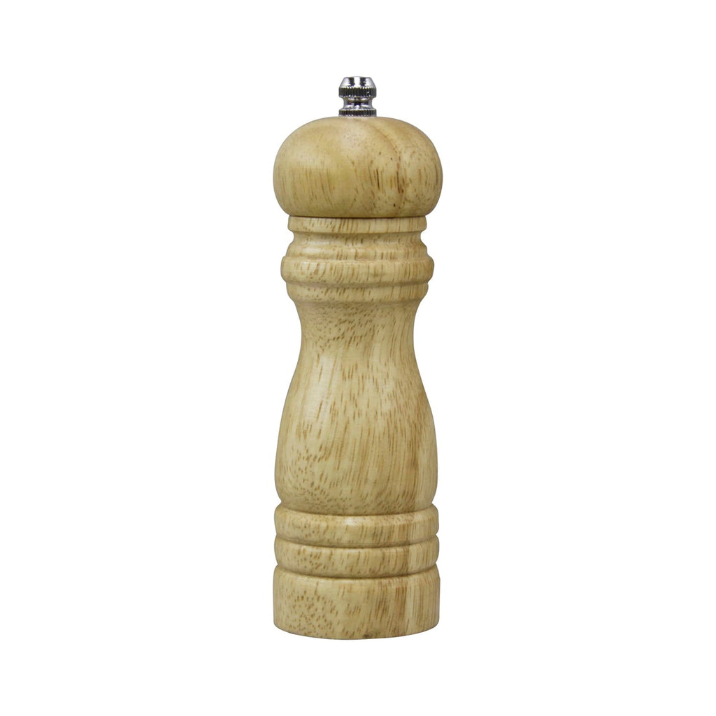 Chef Inox MILL-SALT/PEPPER-BIRCH WOOD CERAMIC GEAR 165mm "TEMPO"