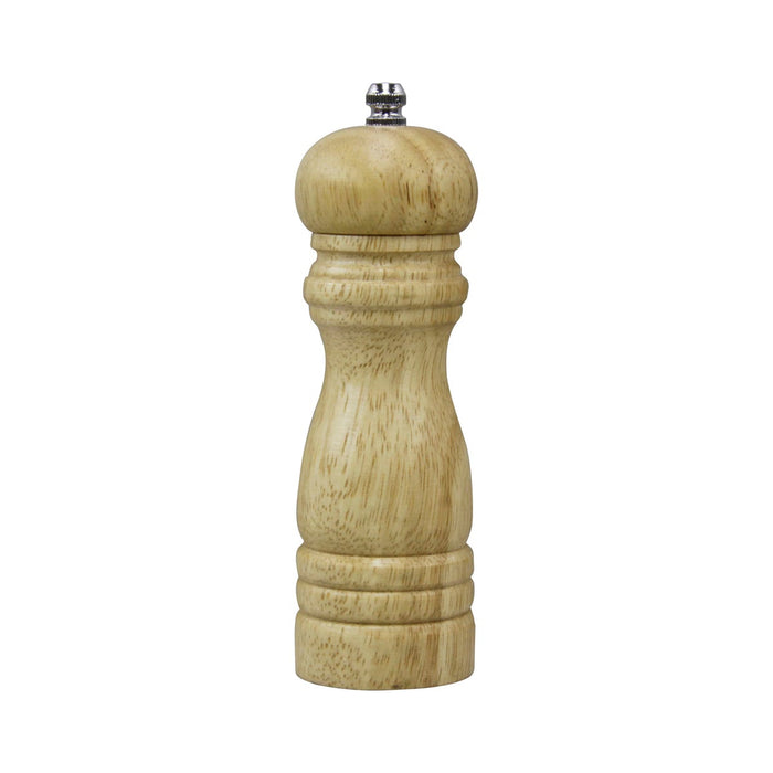 Chef Inox MILL-SALT/PEPPER-BIRCH WOOD CERAMIC GEAR 165mm "TEMPO"