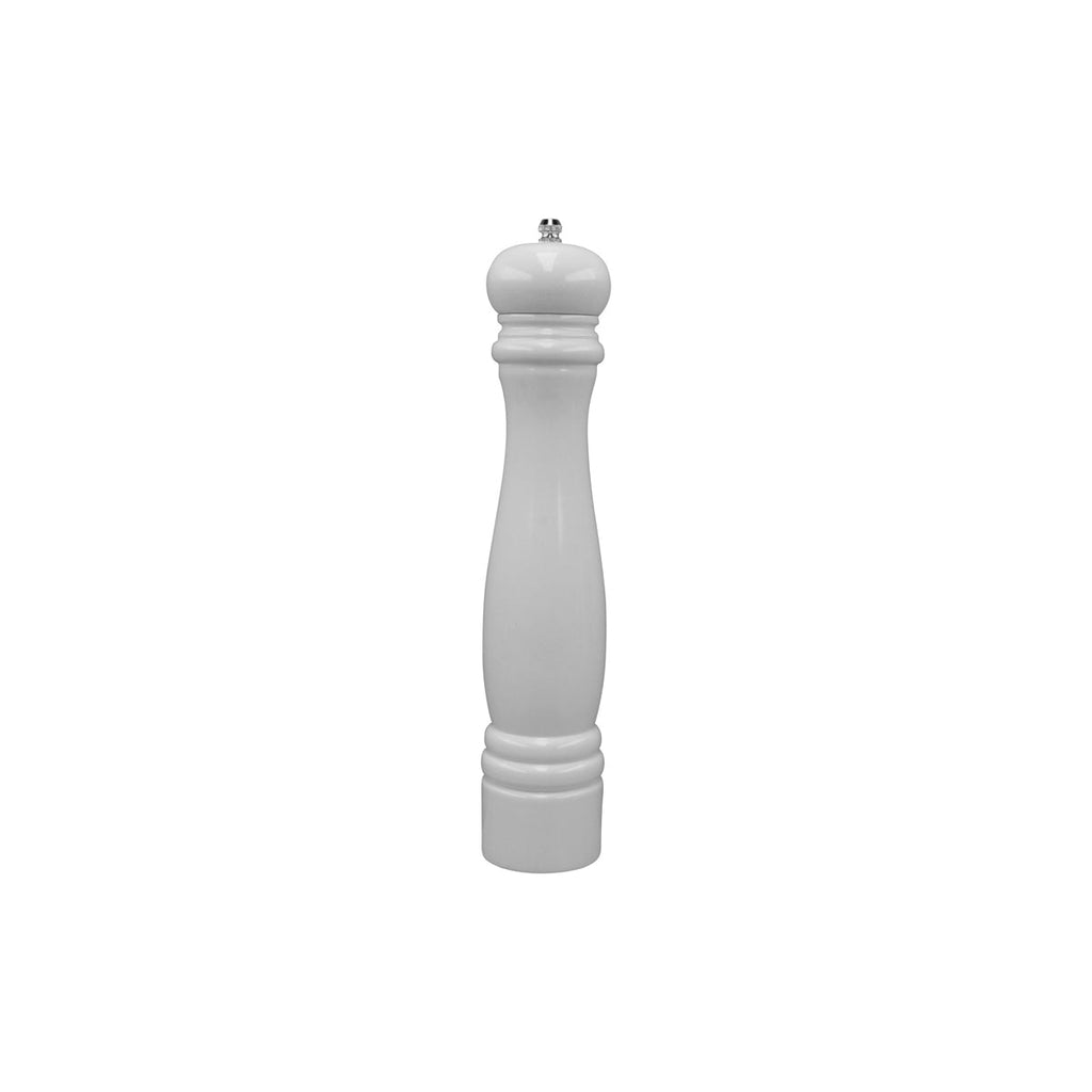 Chef Inox MILL-SALT/PEPPER-WHITE WOOD CERAMIC GEAR 320mm "TEMPO"