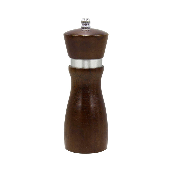 Chef Inox MILL-SALT/PEPPER-DARK WOOD CERAMIC GEAR 155mm "MONDO"