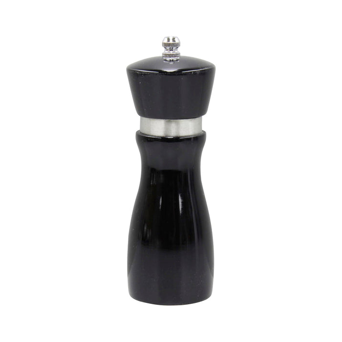 Chef Inox MILL-SALT/PEPPER-BLACK WOOD CERAMIC GEAR 155mm "MONDO