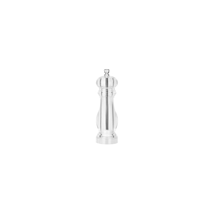 Chef Inox MILL-SALT/PEPPER-ACYRLIC CERAMIC GEAR 170mm "CRYSTAL"