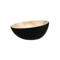 Zicco Melamine  ECHO ROUND BOWL BLACK/BIRCH 285x138mm