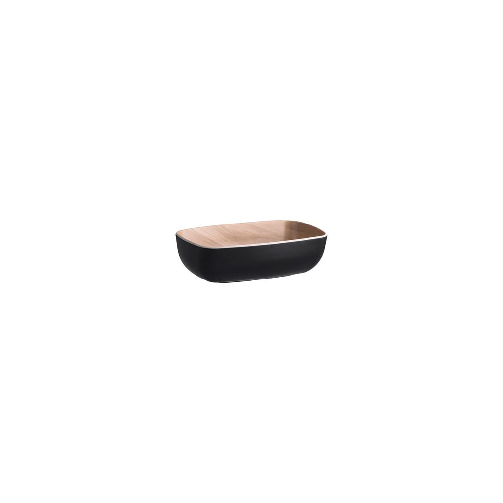 Zicco Melamine  ECHO BLACK/BIRCH GN 1/9 BOWL 176x108x55mm