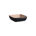 Zicco Melamine  ECHO BLACK/BIRCH SERVING BOWL 250x250x75mm