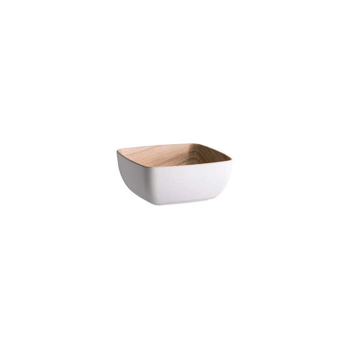 Zicco Melamine  ECHO WHITE/BIRCH SERVING BOWL 176x162x75mm