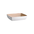 Zicco Melamine  ECHO WHITE/BIRCH BOWL GN 1/2 325x265x75mm