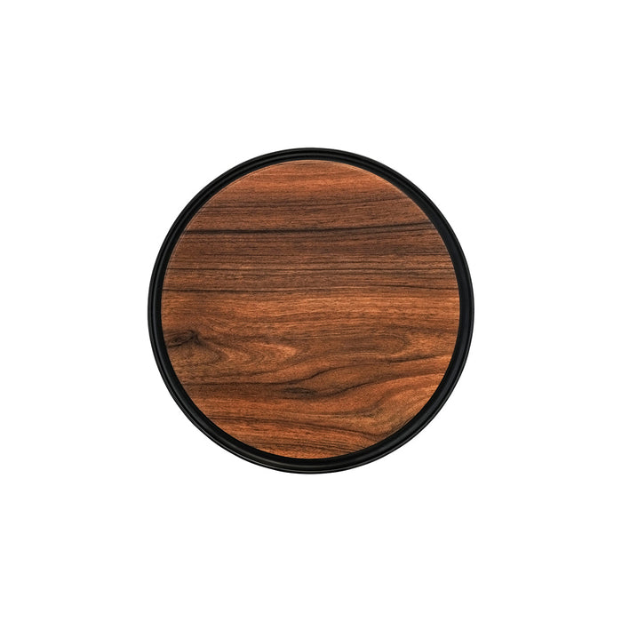 Zicco Melamine  CONTEMPO ROUND ANTI-SLIP TRAY DARK354x15 (x6)