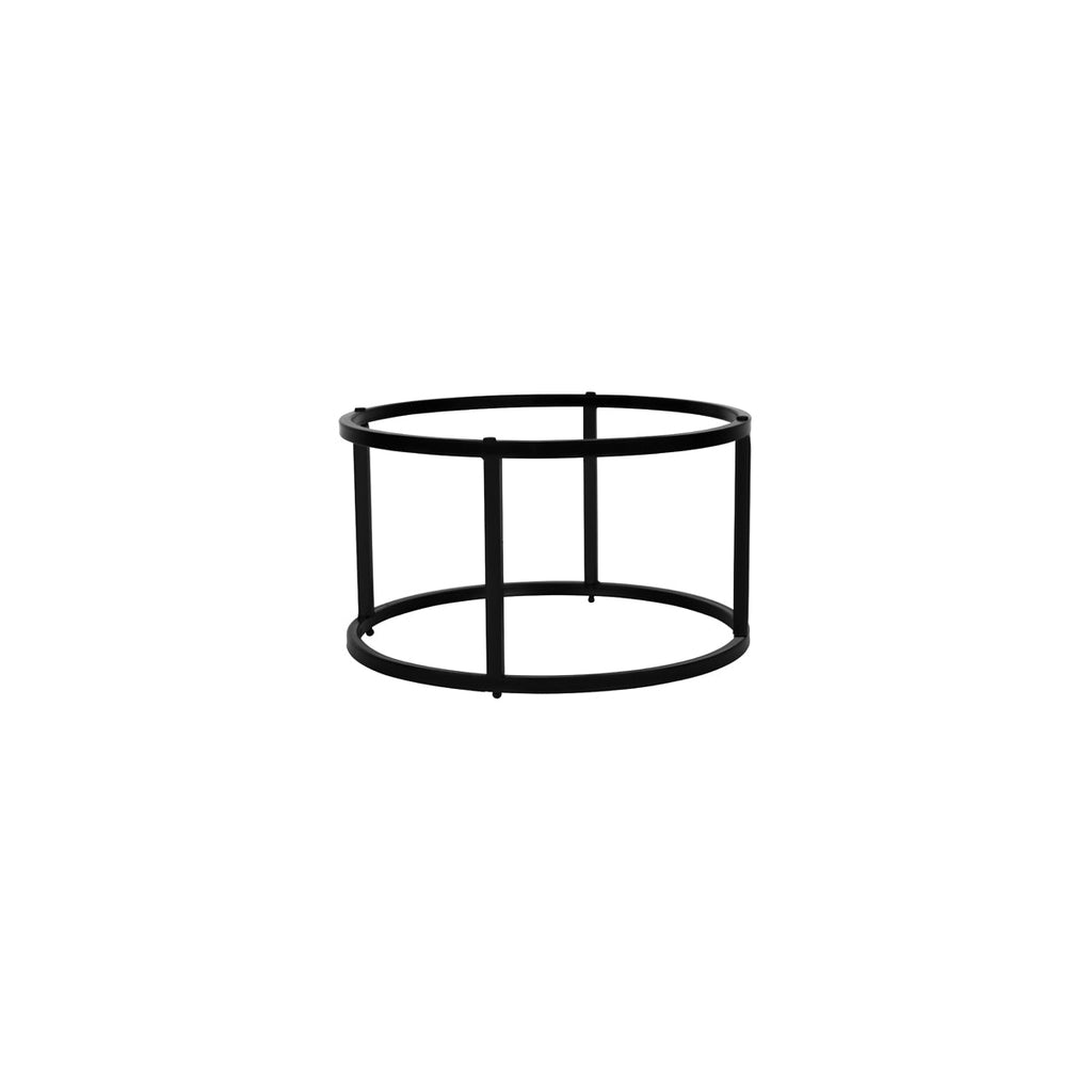 Zicco Melamine ZICCO FORM METAL BLACK STAND ROUND 285x160mm