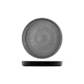 Cheforward INFUSE INFUSE PLATTER - 305mm Ø  | 40mm H STONE GREY (Each)