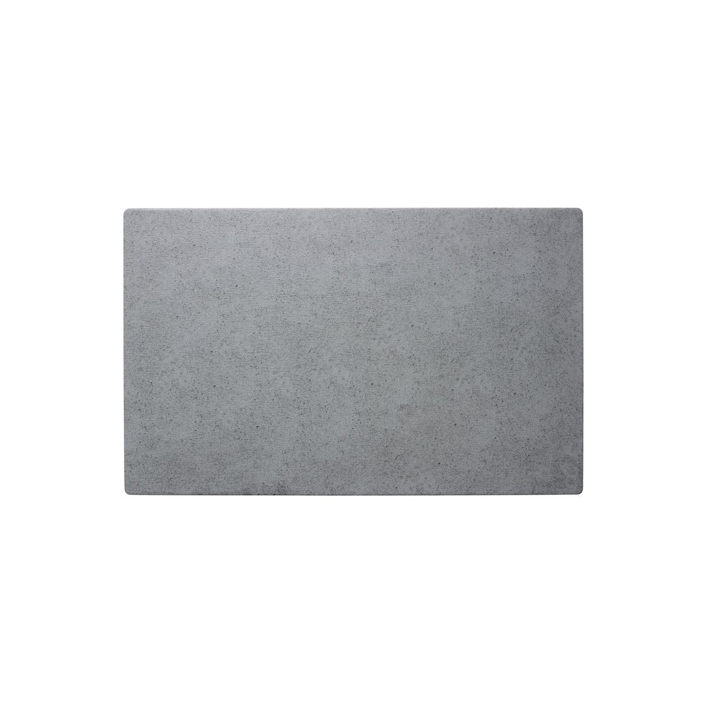 Chef Inox RECTANGLE LIGHT GREY SLATE MELAMINE 410x255mm