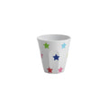 JAB JAB MULTICOLOUR STARS ON WHITE TUMBLER 300ml (x12)