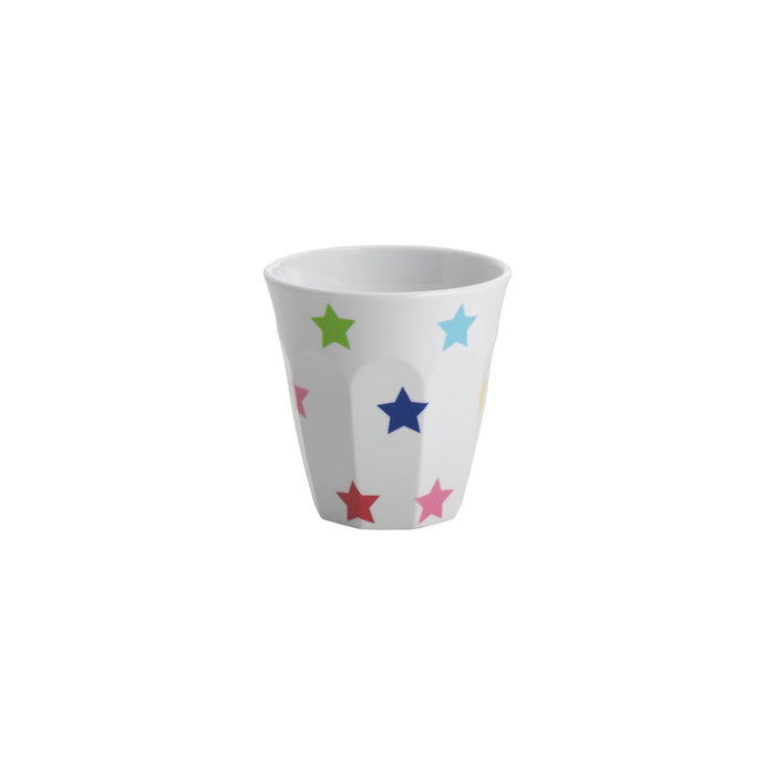 JAB JAB MULTICOLOUR STARS ON WHITE TUMBLER 300ml (x12)
