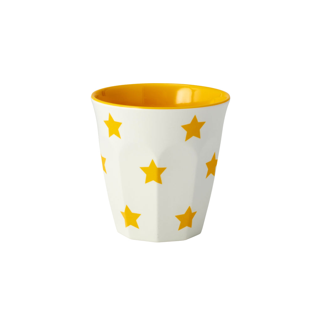 JAB JAB YELLOW STARS ON WHITE ESPRESSO CUP 200ml (x12)