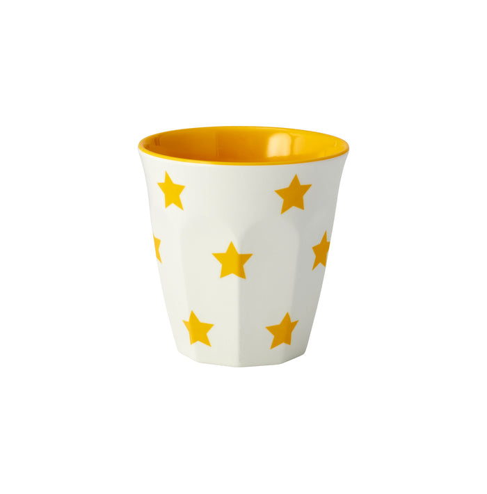 JAB JAB YELLOW STARS ON WHITE ESPRESSO CUP 200ml (x12)