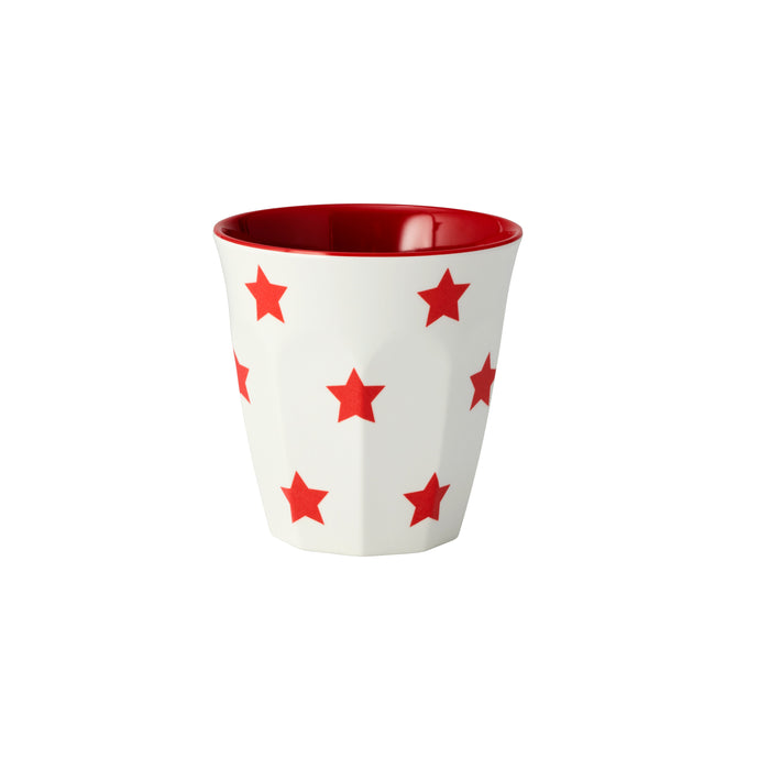 JAB JAB RED STARS ON WHITE ESPRESSO CUP 70mm 200ml (x12)