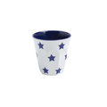 JAB JAB NAVY BLUE STARS ON WHITE  ESPRESSO CUP 200ml (x12)