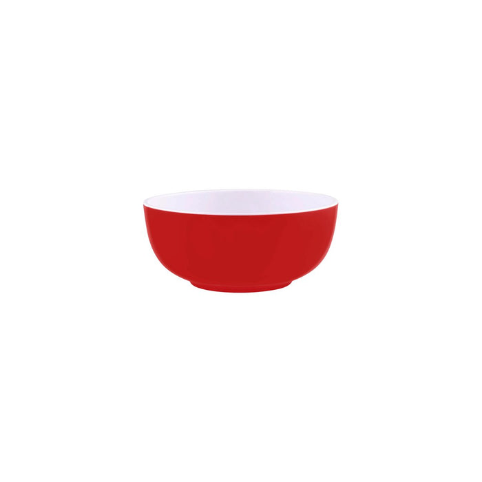 JAB JAB GELATO-RED/WHITE ROUND BOWL 150x60mm (x6)