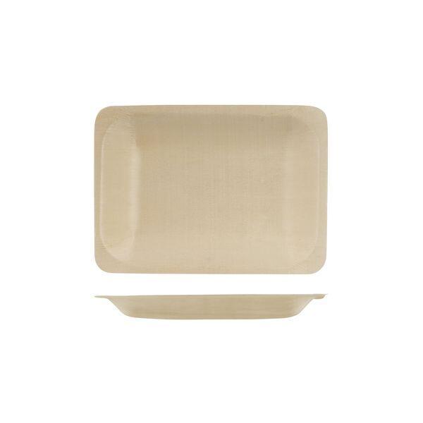 Design En Bouche  RECT. PLATE-200x140mm | 10pcs/Pack BIO WOOD (Pack)