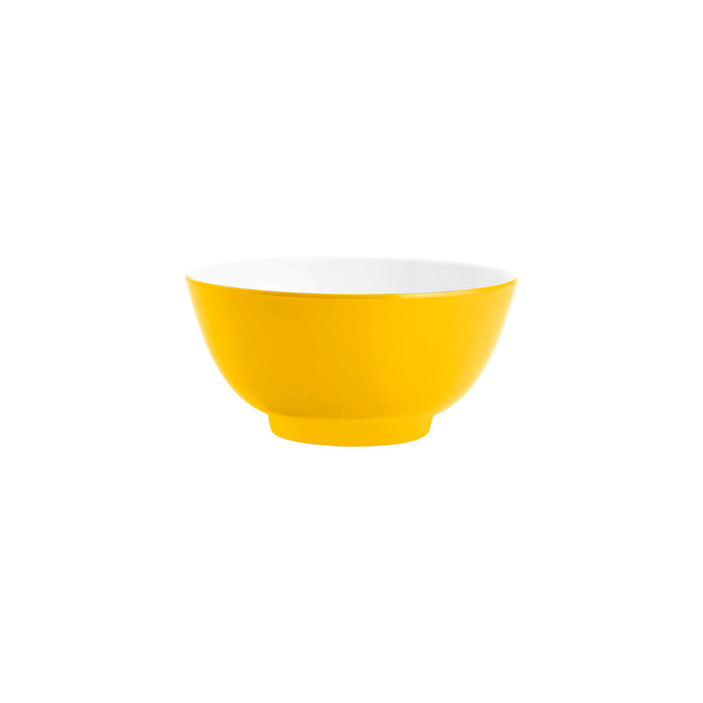 JAB JAB GELATO-YELLOW/WHITE ROUND CEREAL BOWL 150mm (x6)