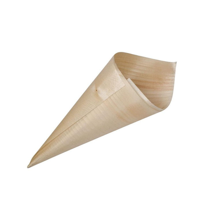 Design En Bouche  CONE-240mm | 50pcs/Pack BIO WOOD (Pack)