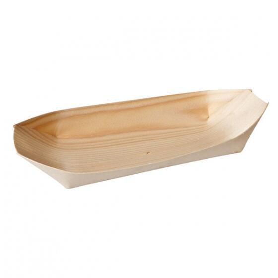 Design En Bouche  OVAL BOAT-60x45mm | 50pcs/Pack BIO WOOD (Pack)