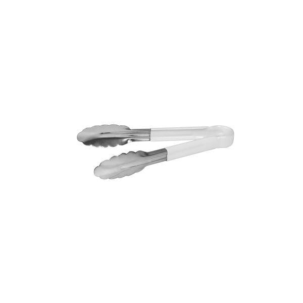 Trenton  COLOUR CODED TONG-S/S | 300mm WHITE PVC HANDLE (Each)