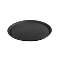 Trenton  ROUND NON SLIP TRAY-PLASTIC | 350mm Ø | 14" BLACK (Each)