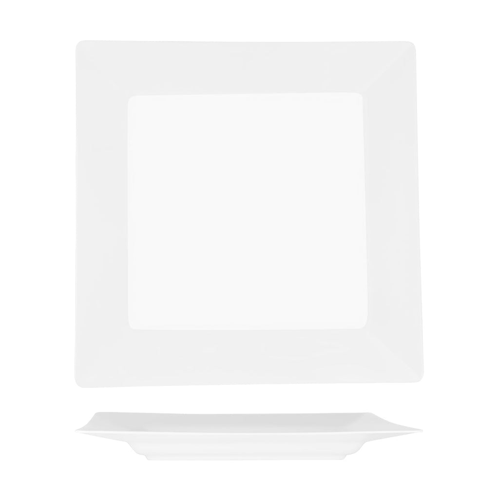 Superware SQUARE PLATE W/RIM 400mm  (20185) (x10)