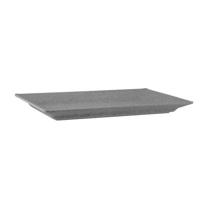 JAB JAB CONCRETE MATT RECTANGULAR PLATTER RAISED SIDES 440x270mm (x4)