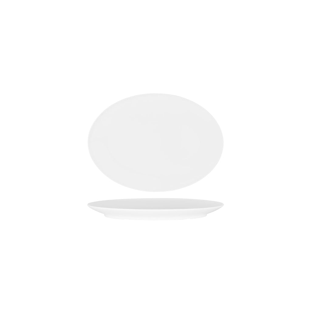 Superware OVAL PLATTER 200mm COUPE WHITE (x12)