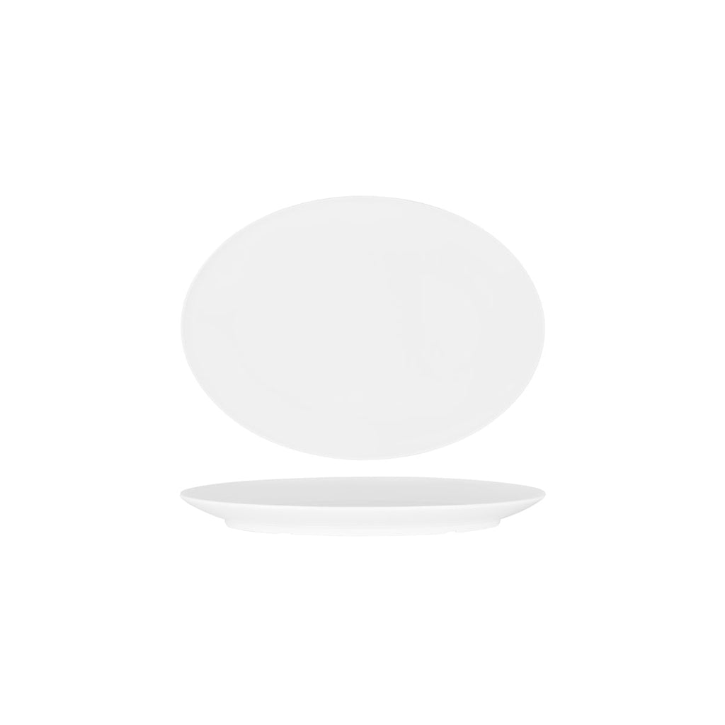 Superware OVAL PLATTER 230mm COUPE WHITE (x12)