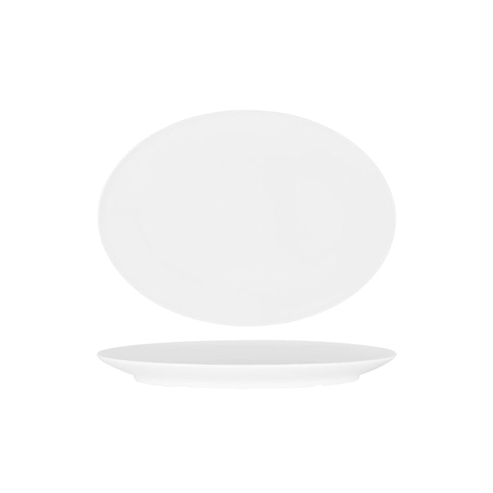 Superware OVAL PLATTER 300mm COUPE WHITE (x12)