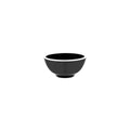 JAB JAB VINTAGE BLACK/WHITE RIM ENAMEL LOOK ROUND BOWL 125x60mm (x6)