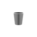 JAB JAB VINTAGE GREY/WHITE RIM ENAMEL LOOK TUMBLER 80x90mm (x6)