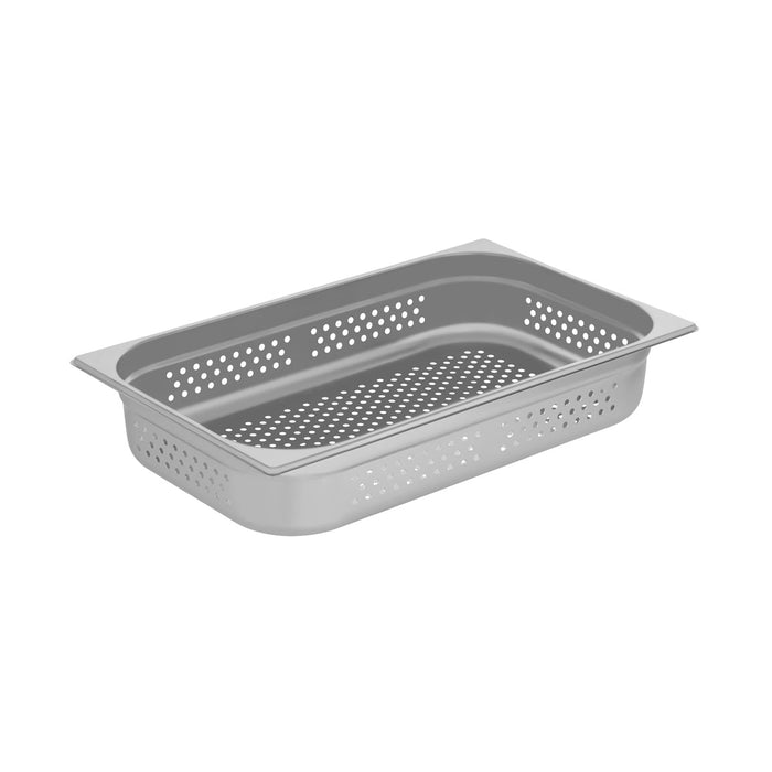 Chef Inox ANTI-JAM STEAM PAN-1/1 SIZE 100mm PERFORATED