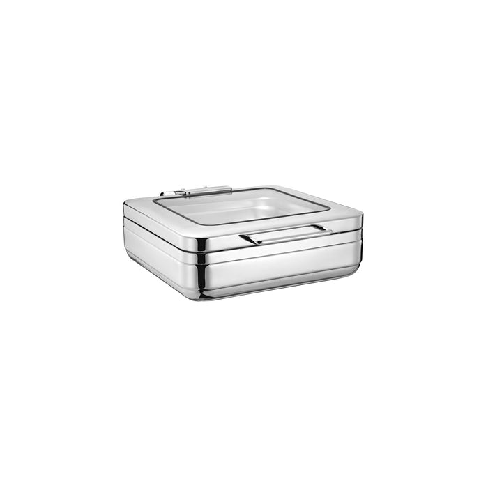 Chef Inox INDUCTION CHAFER-18/8, RECT, 2/3 SIZE W/GLASS LID