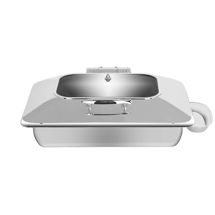 Chef Inox DELUXE CHAFER-Stainless Steel, RECT, 1/1 SIZE W/GLASS LID
