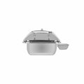 Chef Inox DELUXE CHAFER-Stainless Steel, RECT, 1/2 SIZE W/GLASS LID