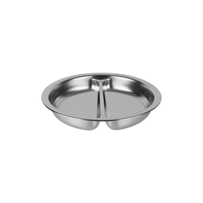 Chef Inox DIVIDED PAN-18/8, 4.0lt ROUND, SUIT 54915 340x65mm