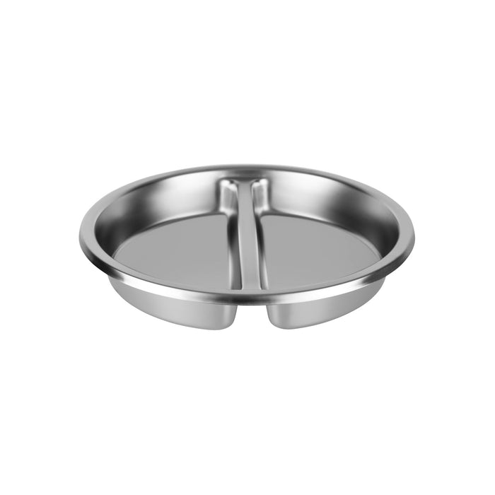 Chef Inox DIVIDED PAN-18/8, 6.0lt ROUND, SUIT 54916 385x65mm