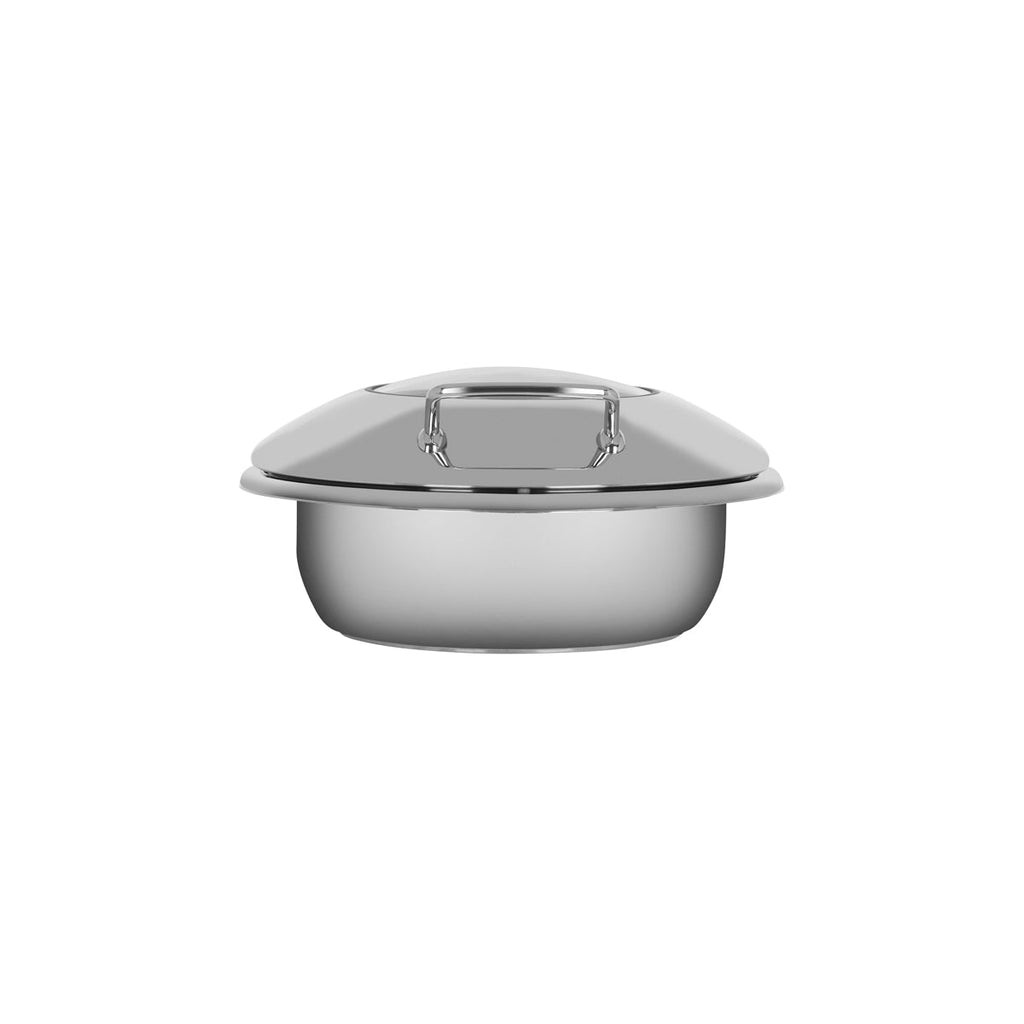 Chef Inox ULTRA CHAFER-18/8, ROUND, SMALL W/GLASS LID